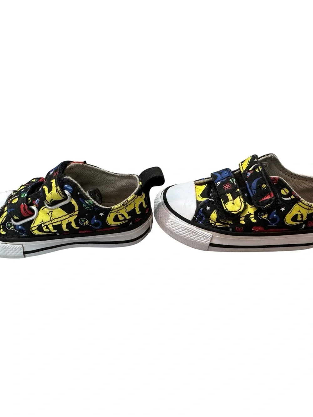 Converse Chuck Taylor All Star Low Top Dinosaur Sneakers Baby Toddler Size 4